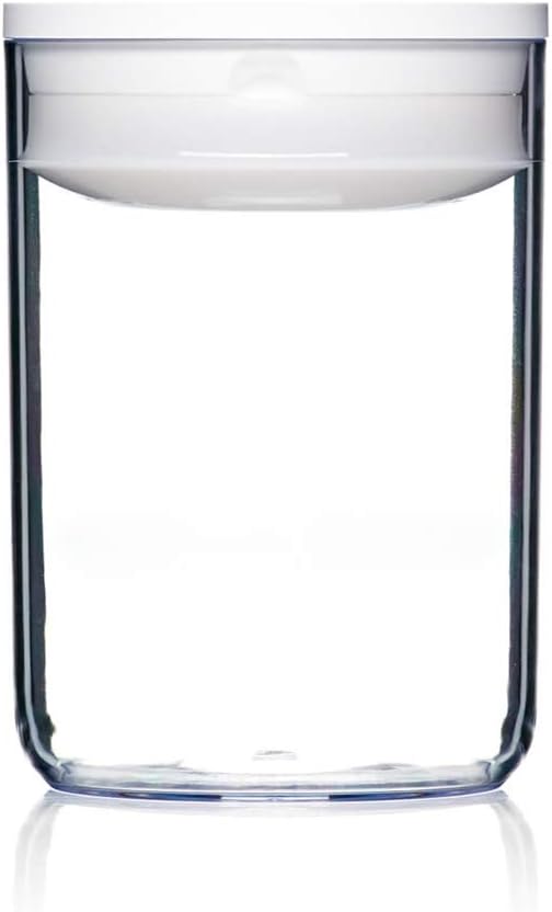 Click Clack Pantry Canister, 1-Quart, White Lid