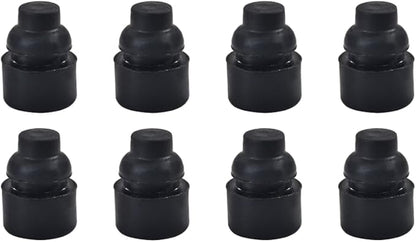 8 Pcs Rubber Feet for Slow Cookers, Slow Cooker Insert Accessories, Crockpot Rubber Feet Replacement, Fits 0.36–0.41 Inch Holes, Prevent Scratches and Break (0.43 x 0.63 Inch)