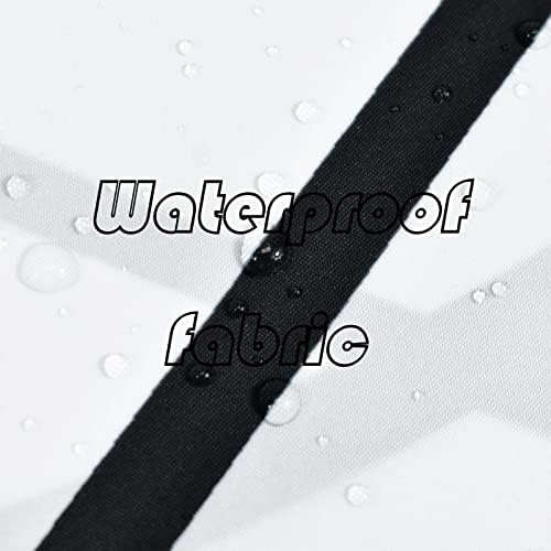 Striped Shower Curtain for Bathroom, White Black, 72" W x 78" L