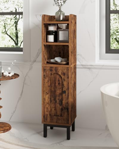 Hzuaneri Bathroom Storage Cabinet, Small Corner Floor Cabinet