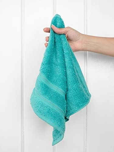 American Soft Linen 100% Cotton Luxury Turkish Towels, 4 PC Washcloth Set