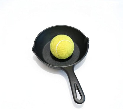 6 Inch Mini Cast Iron Skillet, Pre-Seasoned | Pre-seasoned mini skillet for eggs, dips & desserts. 6" top, ~4" cooking surface. Single-serve. No lid. PFOA-free.