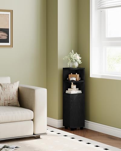 Hzuaneri Corner Cabinet, Small Bathroom Corner Cabinet with Doors