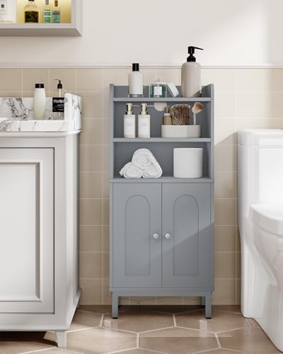 Hzuaneri Bathroom Storage Cabinet, Small Floor Cabinet with 2 Door
