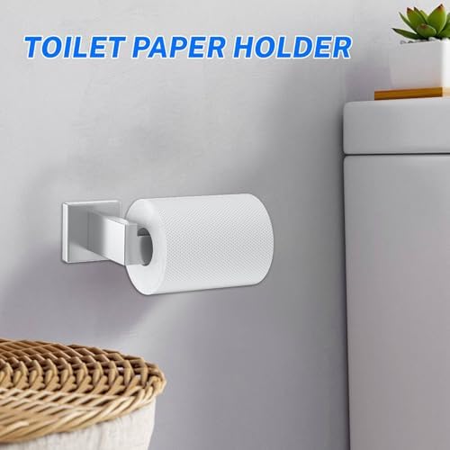 Brushed Nickel Bathroom Hardware Accessories Set 10-Piece Brushed Towel Bar Set Bath Towel Holder Set Stainless Steel Wall Mounted Towel Rack Set,23.6 in
