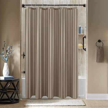 Fabric Shower Curtain Liner 72x72 Inch-Standard Size Cloth Shower Liners