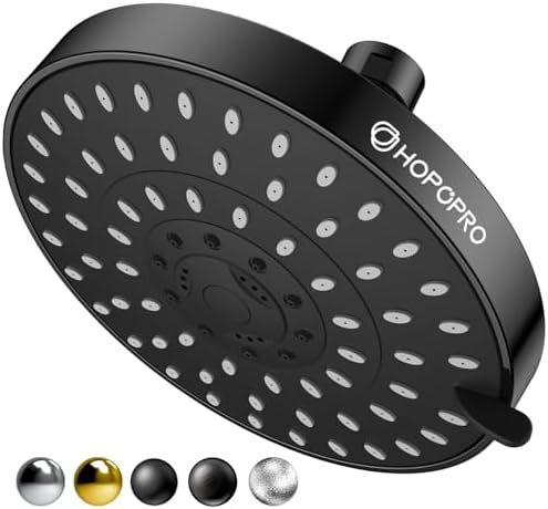 High Pressure Shower Head, HOPOPRO 5-Mode Fixed Showerhead, NBC Recommended