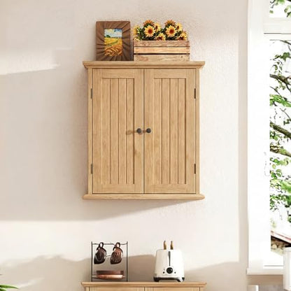 ChooChoo Bathroom Wall Cabinet with 2 Doors, Over The Toilet