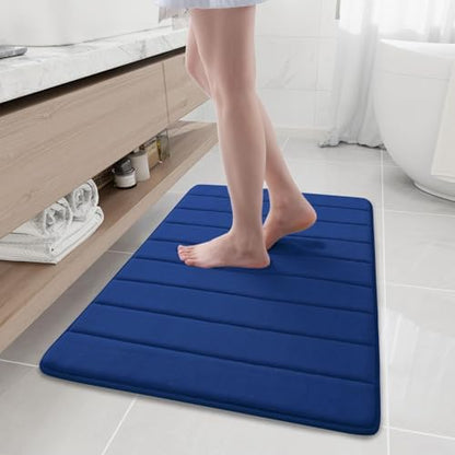 Buganda Memory Foam Bath Mat 35 x 24, Ultra Soft Absorbent Bathroom Rugs