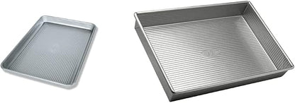 USA Pan Bakeware Jelly Roll and Rectangular Cake Pans | Nonstick Baking Sheets and Pans | Made in USA