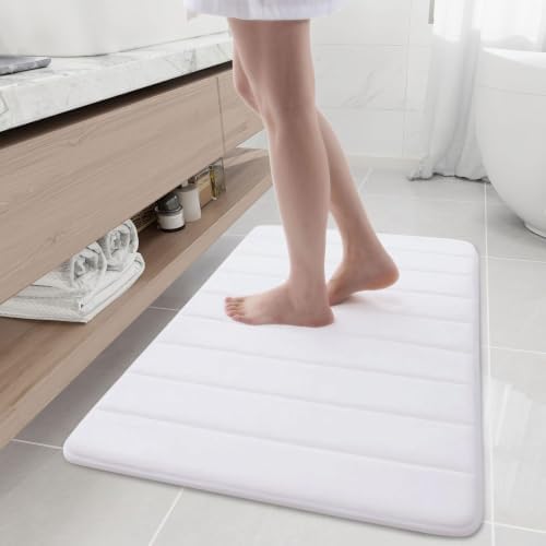 Buganda Memory Foam Bath Mat 35 x 24, Ultra Soft Absorbent Bathroom Rugs