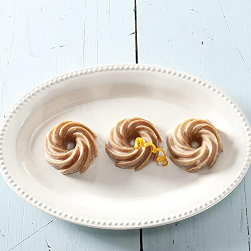 Nordic Ware Heritage Bundtlette Cake Pan, Metallic, Silver