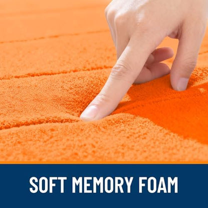 OLANLY Memory Foam Large Bath Mat 59x34, Super Soft Absorbent Bathroom Rugs