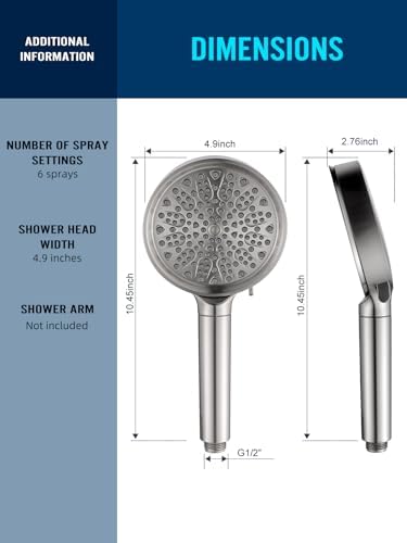Cobbe Filtered Shower Head with Handheld - Filters Over 99% Of Chlorine