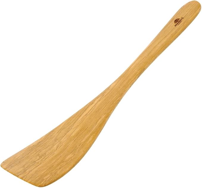 Berard Olive Wood Contour Curved Spatula, 32 x 22 x 22 cm, Beige