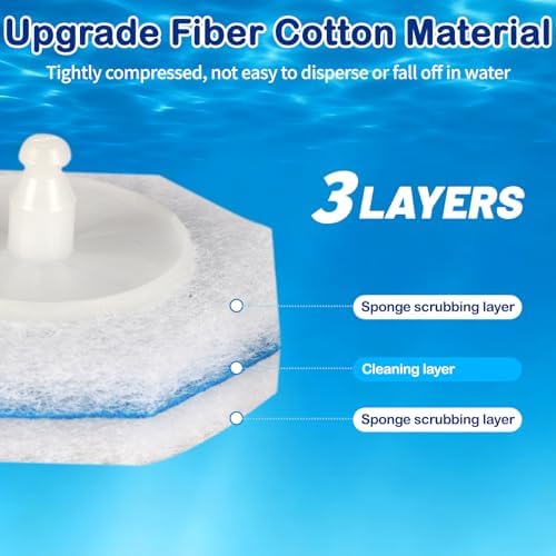 40 Count Toilet Bowl Brush Refills for Clorox, 5X Cleaning Power