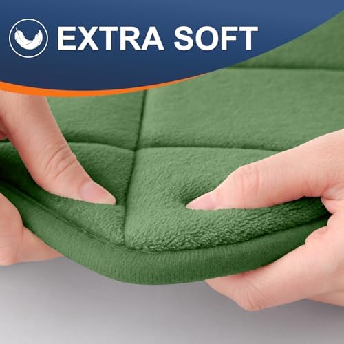 OLANLY Memory Foam Bath Mat 44x24, Ultra Soft and Absorbent Bathroom Rugs