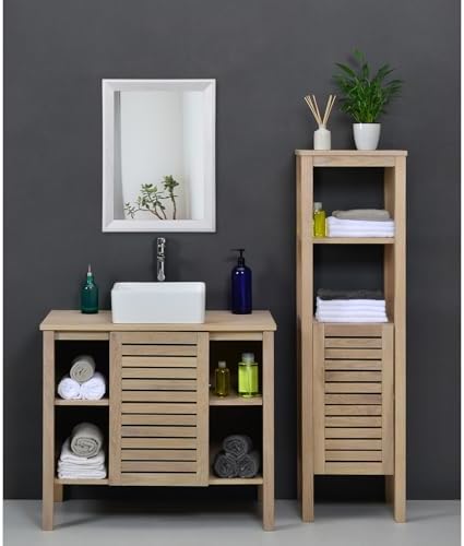 AAZZKANG Rectangular Wall Mirror Wood Framed Small Hanging Mirrors