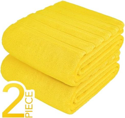 American Soft Linen 100% Cotton Luxury Turkish Towels, 2PC 35x70 Bath Sheet