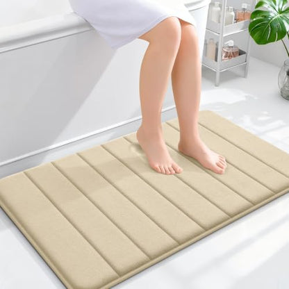 OLANLY Memory Foam Bath Mat 36x24, Super Soft and Absorbent Bathroom Rugs