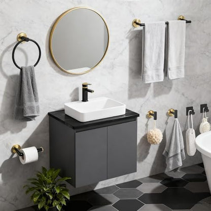 7 Pcs Bathroom Accessories Set, Towel Racks for Bathroom