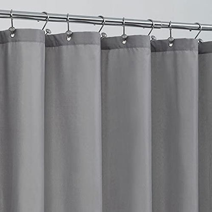 ALYVIA SPRING Stall Waterproof Fabric Shower Curtain or Liner Grey, 36x72