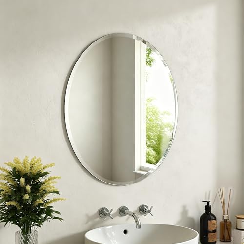 18x24 Inch Bathroom Mirrors for Over Sink, Frameless Mirrors for Wall