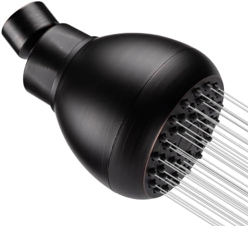 AISOSO Fixed Shower Head High Pressure 3 Inch Showerhead Oil Rubbed Bronze