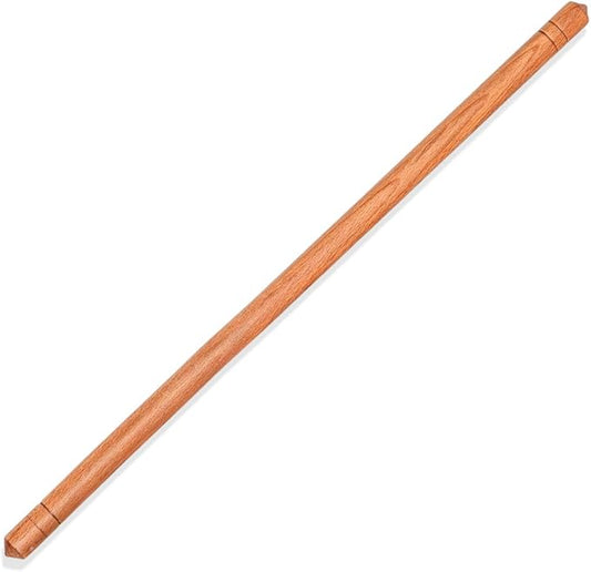 Beech Wood Non-Stick Oil Rolling Pin -Turkish Oklava-Infused Smooth Surface for Dough, Cookies, Pastry, Pizza & Bread – Traditional 18.7 Inch (48 cm) Kitchen Roller for Home & Professional Bakers