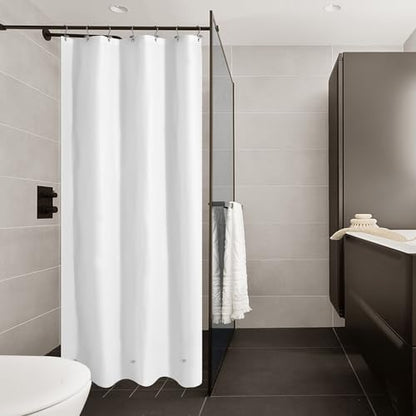 Mrs Awesome 36x72 Stall Shower Curtain Liner White