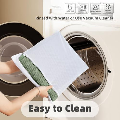 TYUU Large Bathroom Rugs Non Slip Washable Bath Rugs Super Absorbent Bathroom Rug Thin Quick Dry Low Pile Bath Mats, Sage Green 36"x60"