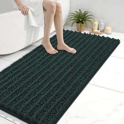 Arotive Bathroom Rugs Mat 44x24, Soft Absorbent Chenille Shaggy Bath Mat