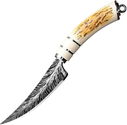 Chef Knife,8.6" Professional Kitchen Knife for Cooking,Made of Stainless Steel,Ultra Sharp for Cutting food,with Ergonomic Handle,for Home & Restaurant White