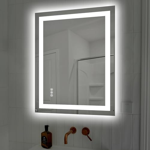 Hivone 28"X36" LED Bathroom Mirror with Lights, UL Listed