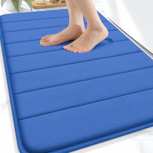 OLANLY Memory Foam Bath Mat 32x20, Super Soft and Absorbent Bathroom Rugs