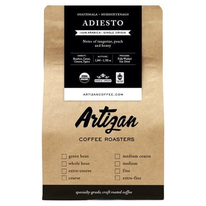 Artizan Coffee USDA Organic Ground Coffee | Guatemala Single Origin | Dark Roast | Medium Grind for Drip | 10 oz | Roasted in South Florida