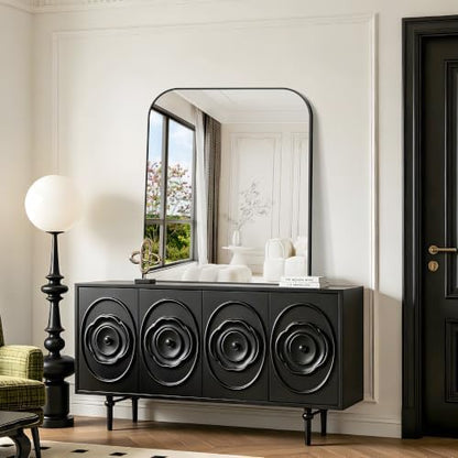 YIROMAN Bathroom Mirrors for Over Sink,36"x42" Black Bathroom Vanity Mirror
