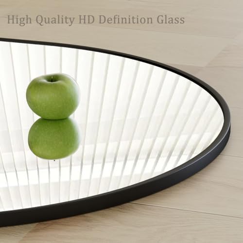 Dewfig Mirror Full Length, 64"X21" Arched Floor Mirror, Black