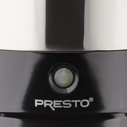 Presto 02811 Stainless Steel Electric Coffee Percolator - 12-Cups,Easy-Pour Spout,Stay-Cool Handle,Make 2-12 Cups,(Pack of 2)