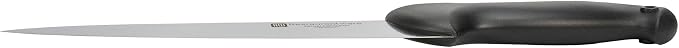 Restaurantware Sensei 10 Inch Chef Knife 1 With Colored Coded Pins Kitchen Knife - High-Carbon Stain-Resistant Black German Steel Meat Knife Ergonomic Handle