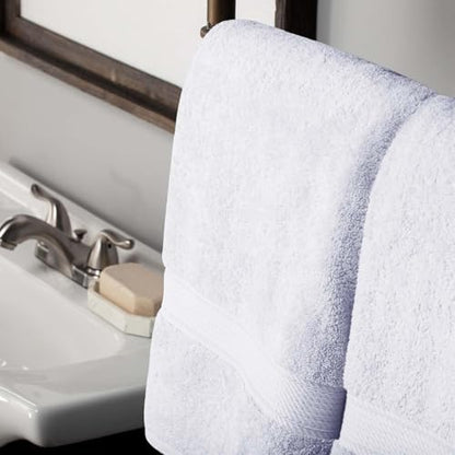 SUPERIOR Egyptian Cotton Ultra Plush & Absorbent, 10 Piece Set, White