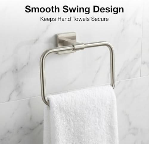 16 in 5-Piece Bathroom Hardware Set, Brushed Nickel