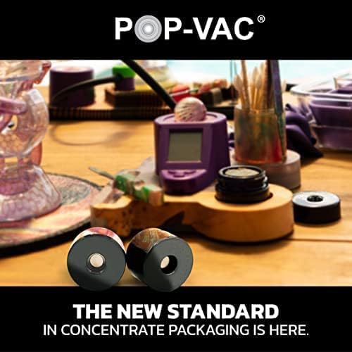 (50 Pack Refillable Storage Vacuum Seal Container Jar For Herb Floral Powder Spice Concentrates - 4ml White Gloss