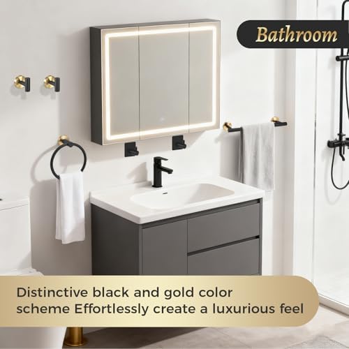 7 Pcs Bathroom Accessories Set, Towel Racks for Bathroom