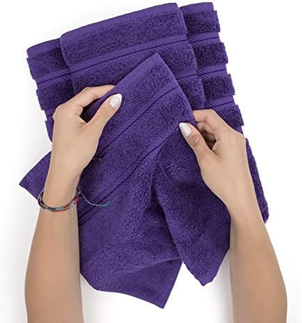American Soft Linen 100% Cotton Luxury Turkish Towels, 6 Piece Towel Set