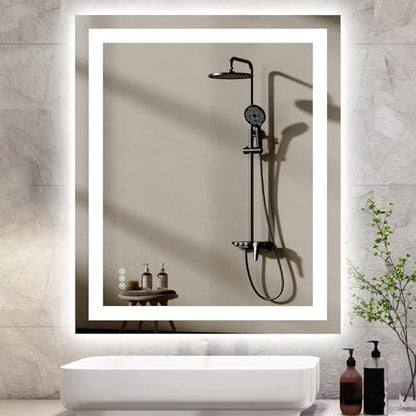 Hivone 36"X30" LED Bathroom Mirror with Lights, UL Listed