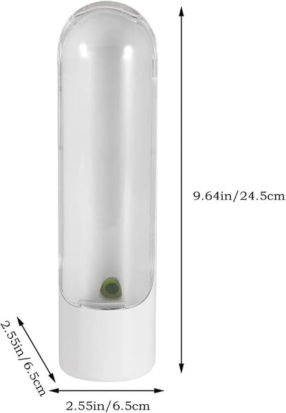 Herb Saver for Refrigerator, Fresh Herb Keeper, Herb Saver Pod Containers, Herb Fresh Keeper for Refrigerator,Herb Storage for Cilantro,Parsley, Asparagus,Keeps Vegetables Fresh for 2-3 Week