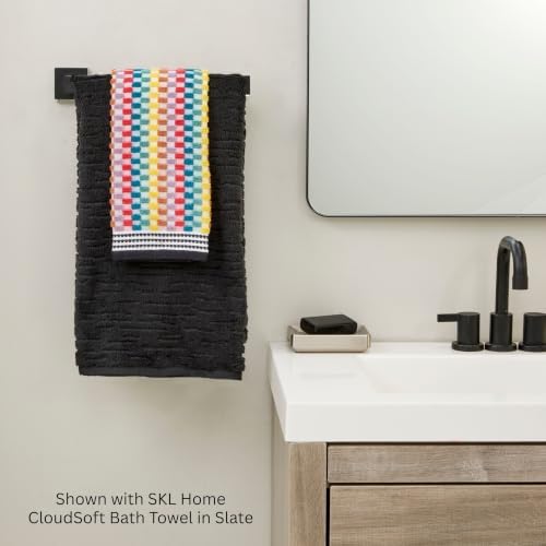 SKL Home Mid-Century Hand Towel Set-2pc, Premium 100% Cotton, Multi