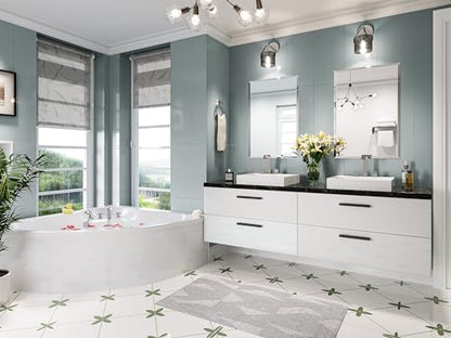 Bathroom Mirrors for Wall Beveled, 24"x36" Frameless Bathroom Vanity Mirror, Wall Mount Mirror for Bedroom Entryway Living Room Hangs Horizontally or Vertically