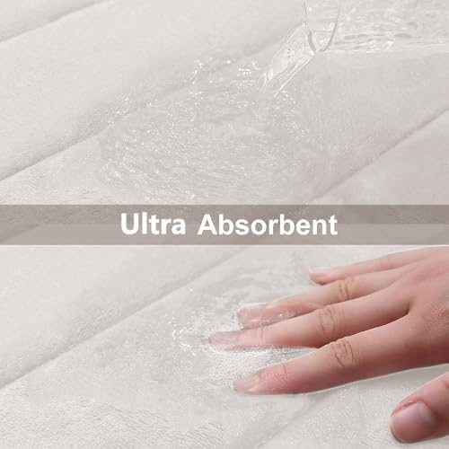 Buganda Memory Foam Bath Mat 70 x 34, Ultra Soft Absorbent Bathroom Rugs